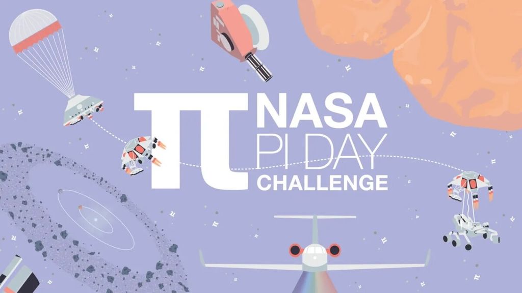 Badan Penerbangan dan Antariksa Nasional Amerika Serikat (NASA) merayakan hari Pi setiap tanggal 14 Maret. Penggunaan konstanta Pi untuk mengukur keliling dan luas lingkaran serta volume benda tabung, kerucut atau bola, membantu NASA dalam mengeksplorasi alam semesta.