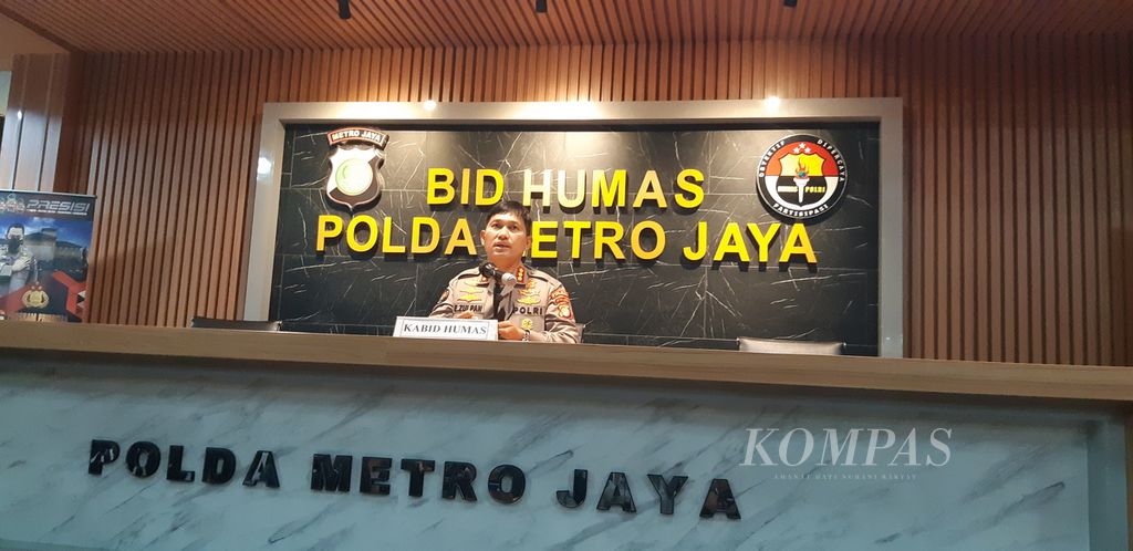 Kepala Bidang Humas Polda Metro Jaya Komisaris Besar Endra Zulpan.