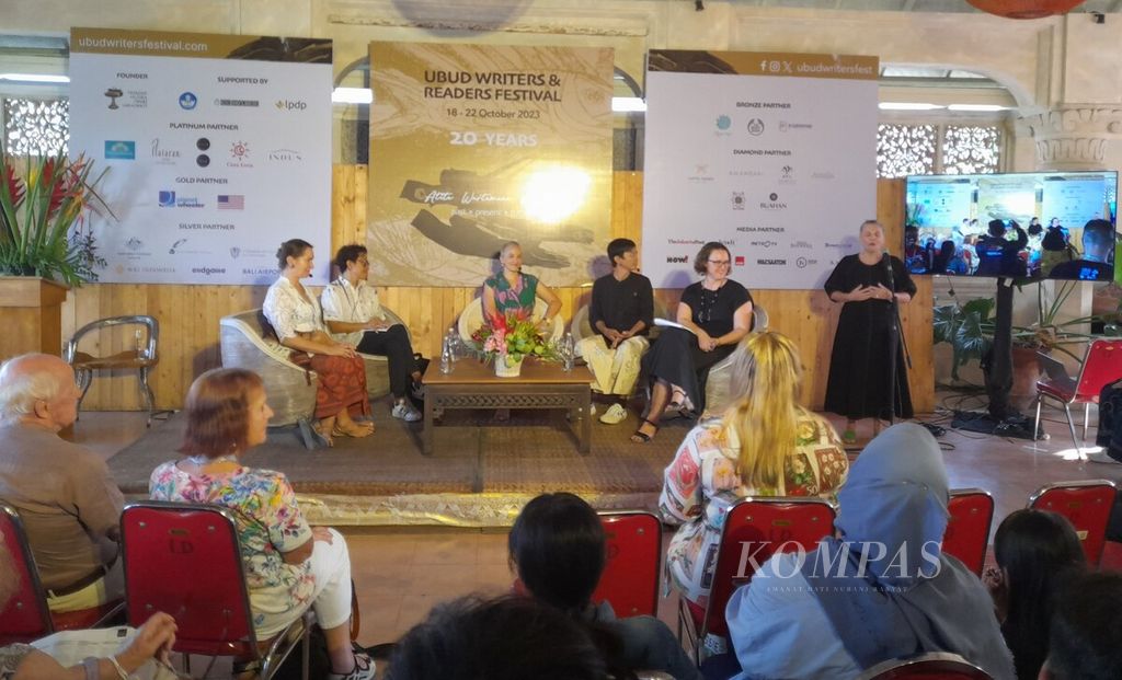 Serangkaian Ubud Writers and Readers Festival (UWRF) ke-20, Sabtu (21/10/2023), digelar diskusi panel bertajuk "Hubungan yang Langgeng: Merayakan Persahabatan Australia dan Indonesia". 