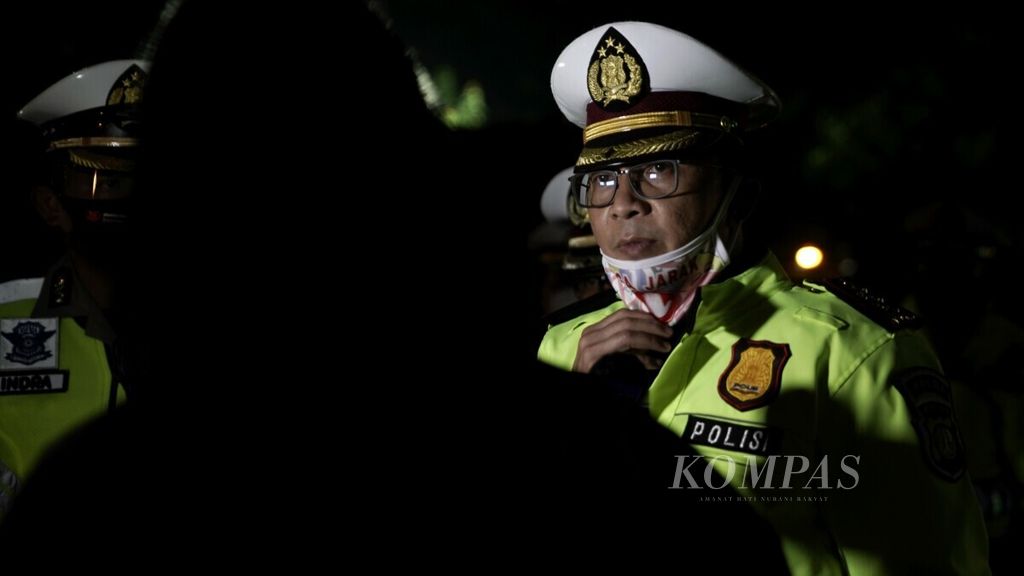 Direktur Lalu Lintas Polda Metro Jaya Komisaris Besar Sambodo Purnomo Yogo 