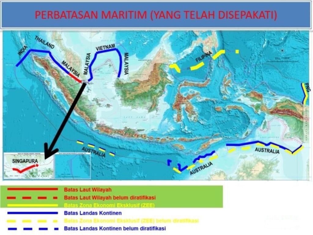 Batas maritim Indonesia dengan negara-negara tetangga