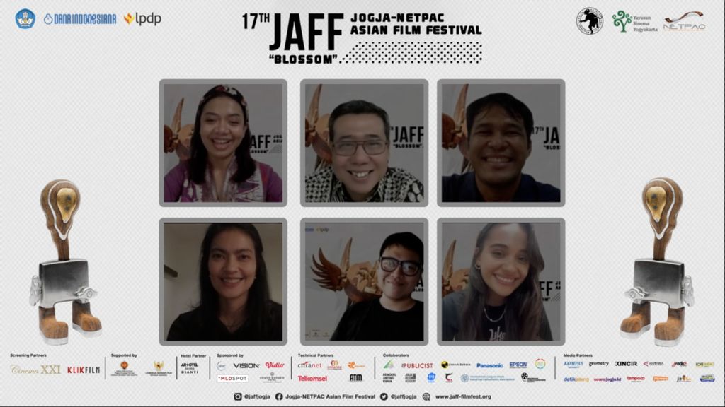 Konferensi pers Jogja NETPAC Asian Film Festival ke-17 yang diselenggarakan secara daring pada Rabu (17/11/2022).