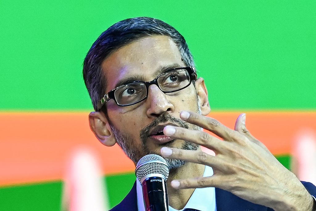 CEO Google Sundar Pichai, Desember 2022. 