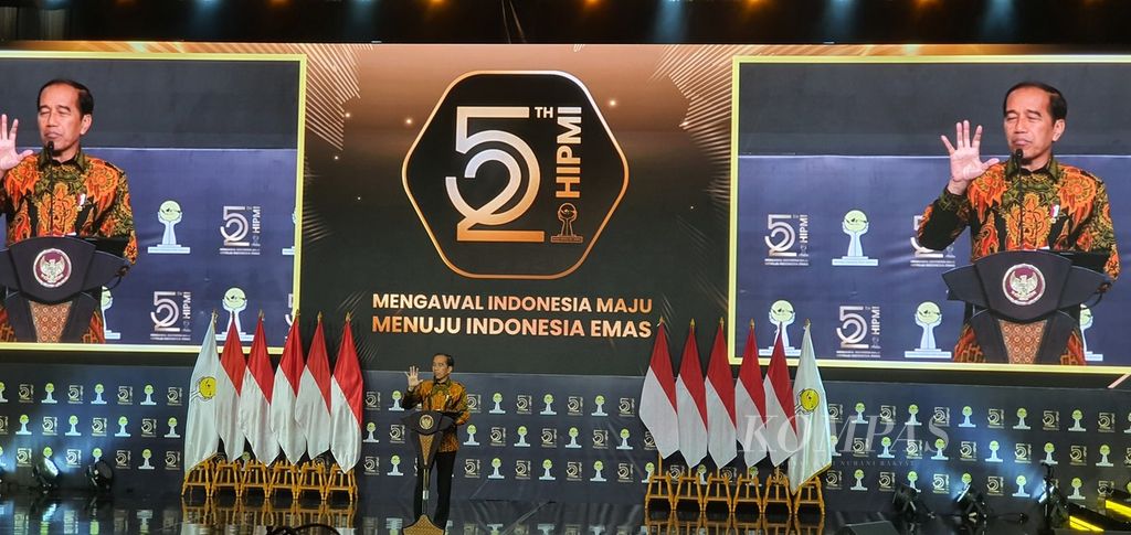 Presiden Joko Widodo menetapkan 10 Juni, hari jadi HIPMI, sebagai hari kewirausahaan. Hal ini disebutnya sebagai kado ulang tahun bagi HIPMI dalam peringatan HUT ke-52 Hipmi, di Jakarta, Senin (10/6/2024).