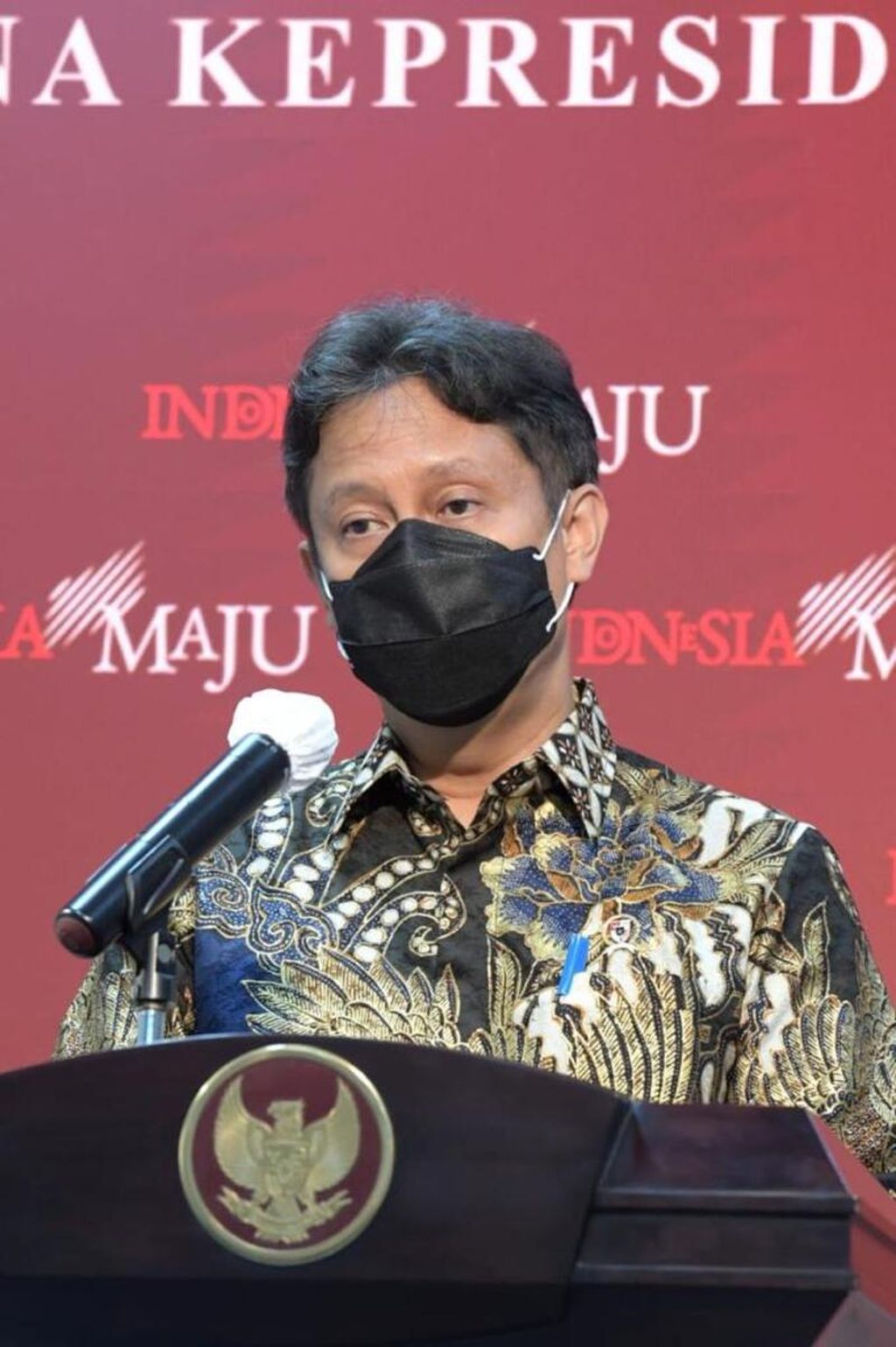 Menteri Kesehatan Budi Gunadi Sadikin di Kantor Presiden, Jakarta, Rabu (6/1/2021).