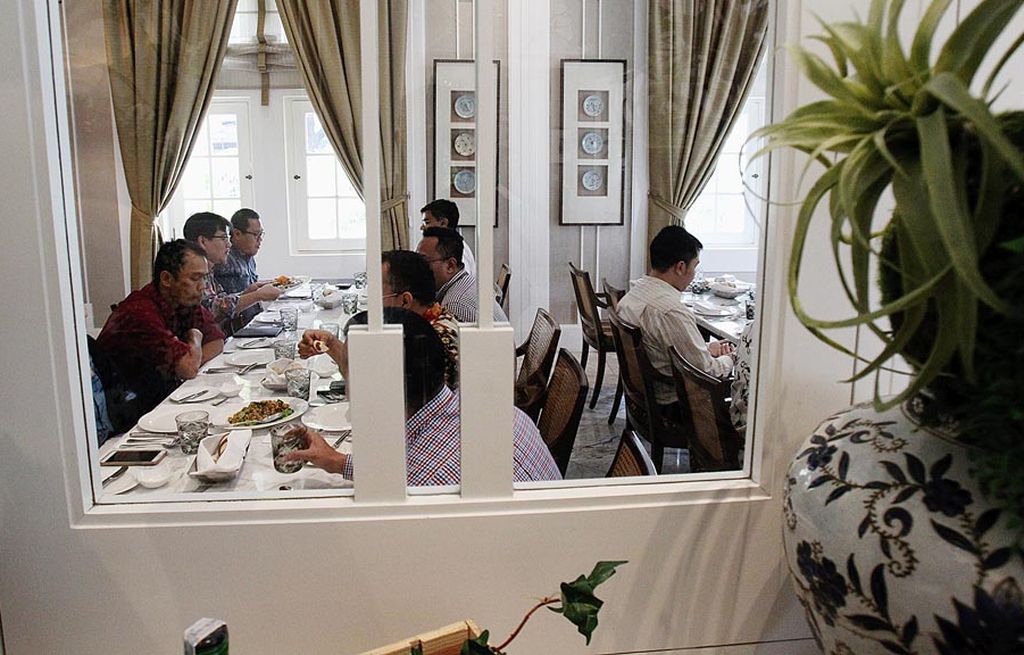 Restoran L\'Avenue Hotel Hermitage JakartaItalian Business Lunch.