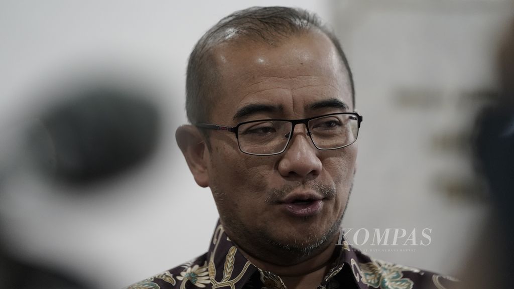 Ketua Komisi Pemilihan Umum (KPU) Hasyim Asy'ari 