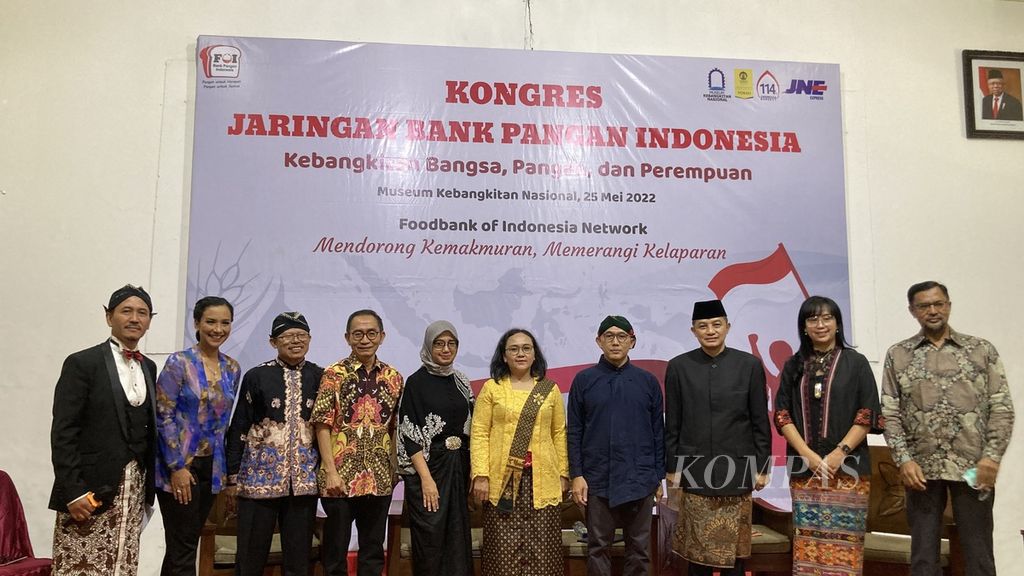 Kongres Jaringan Bank Pangan Indonesia berlangsung di Jakarta pada Rabu (25/5/2022). Kongres ini membahas tentang peran bank makanan untuk mencegah timbulnya sampah makanan serta mendistribusikan makanan berlebih untuk masyarakat yang tidak punya akses pangan bergizi.