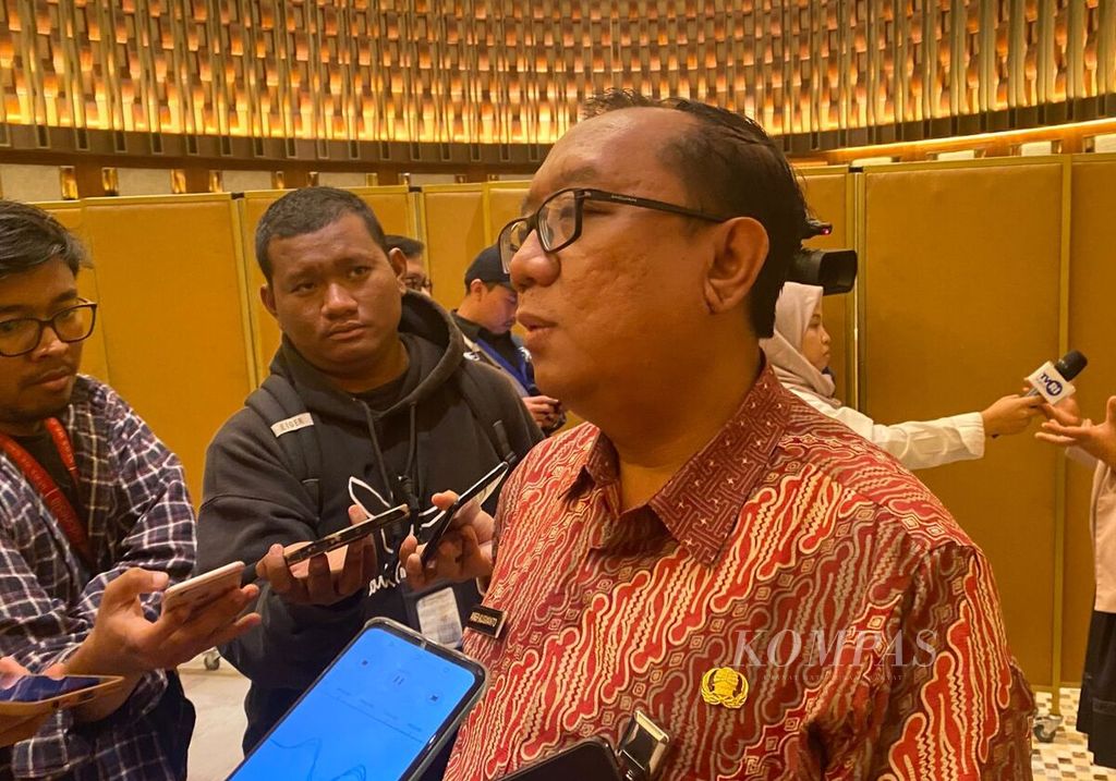 Kepala Dinas Lingkungan Hidup Provinsi DKI Jakarta Asep Kuswanto saat ditemui di Jakarta Pusat, Rabu (30/8/2023).