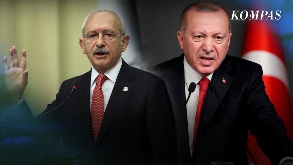 KBerdasarkan hasil hitung cepat, Erdogan sementara ungguli Kilicdaroglu.