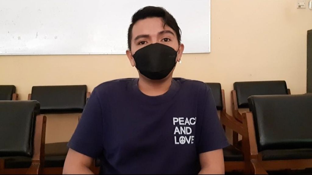 Ridel (28), ABK asal Jakarta yang sempat terkatung-katung di tempat penampungan salah satu perusahaan penyalur di Pemalang. Ia ditampung sementara di panti milik Dinas Sosial Provinsi Jawa Tengah, Sabtu (24/7/2023).