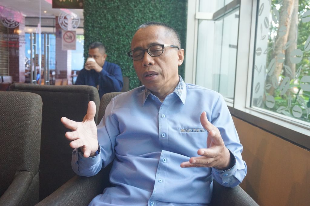 Ketua Dewan Pakar Partai Amanat Nasional (PAN) yang juga Ekonom Sustainable Development Indonesia (SDI) Dradjad Wibowo di Jakarta Kamis (22/2/2024).