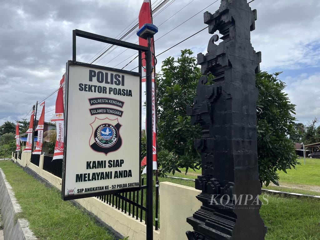 Poasia Police Station in Kendari, Southeast Sulawesi, Saturday (27/7/2024).