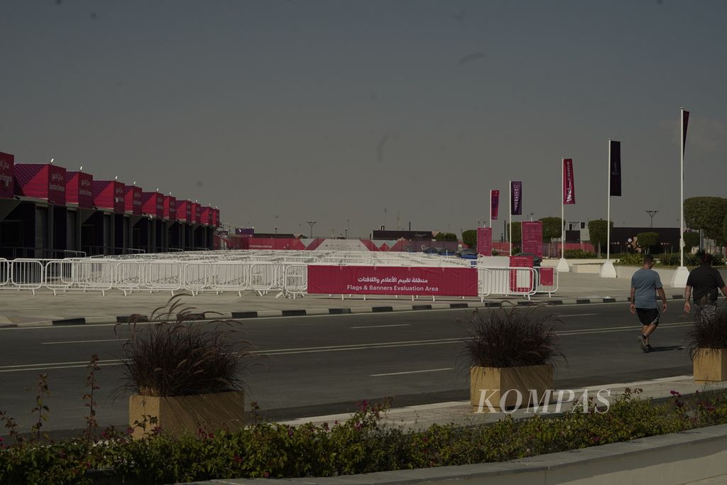 Al-Bayt Stadium area, Al Khor, Qatar, Wednesday (16-11-2022) which will be the arena for the opening match of the 2022 World Cup between hosts Qatar against Ecuador.