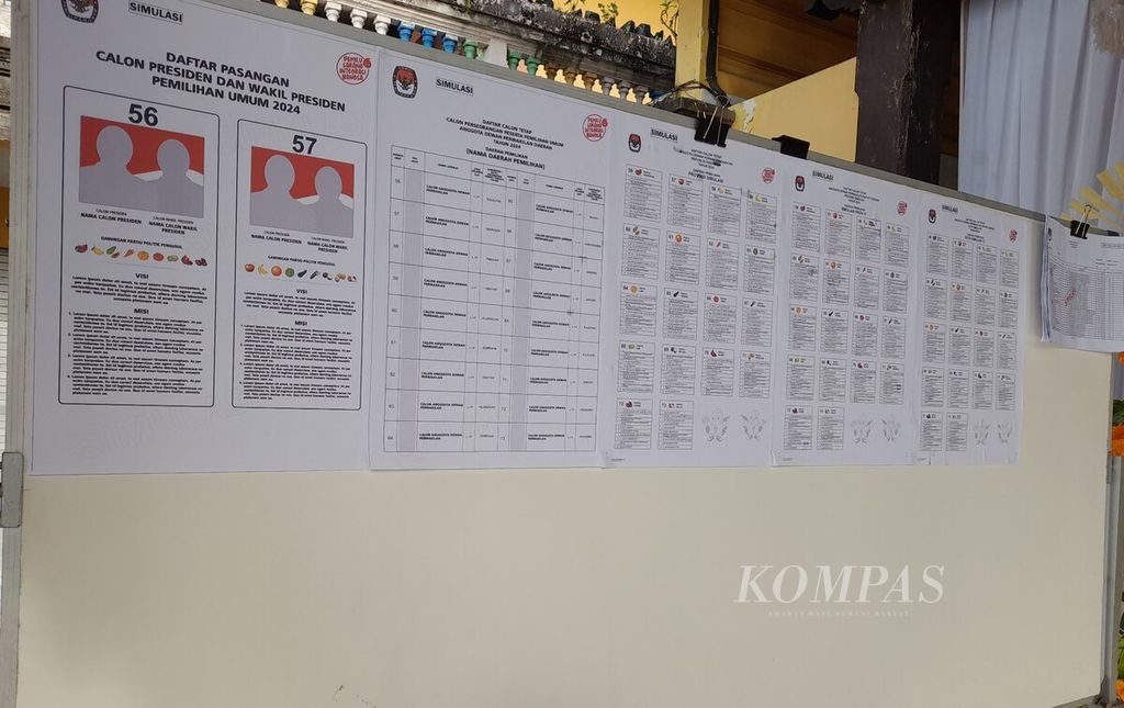 KPU Provinsi Bali berupaya meningkatkan partisipasi pemilih dalam Pemilu 2024, di antaranya melalui sosialisasi dan edukasi pemilu, Minggu (24/12/2023). 