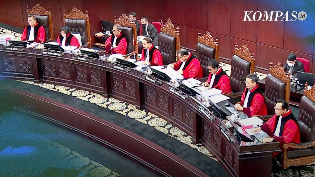 Eight constitutional judges are hearing cases regarding disputes over the results of the 2024 presidential election