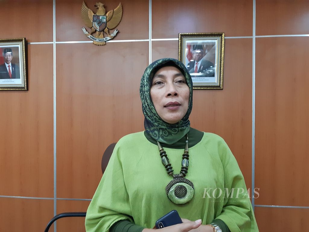 Ketua Komisi D DPRD DKI Jakarta Ida Mahmudah di Gedung DPRD DKI Jakarta, Senin (11/11/2019).