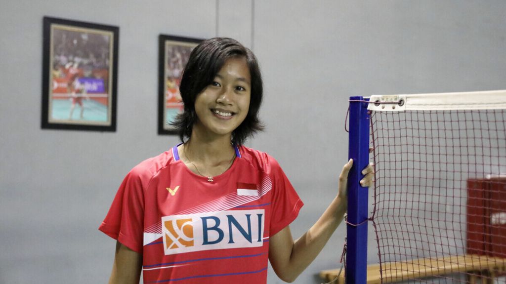 Putri Kusuma Wardani, pemain tunggal putri Indonesia. 