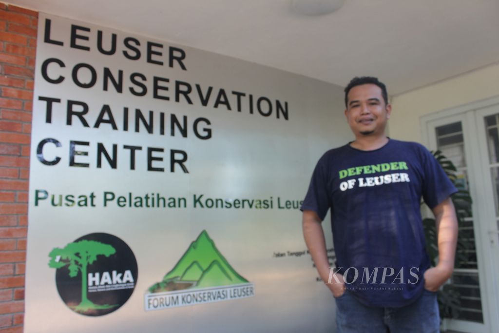 Dedy Yansyah, pekerja konservasi di Kawasan Ekosistem Leuser