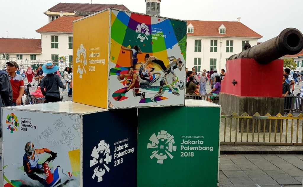 Salah satu bentuk upaya pemerintah untuk memublikasikan Asian Games 2018.