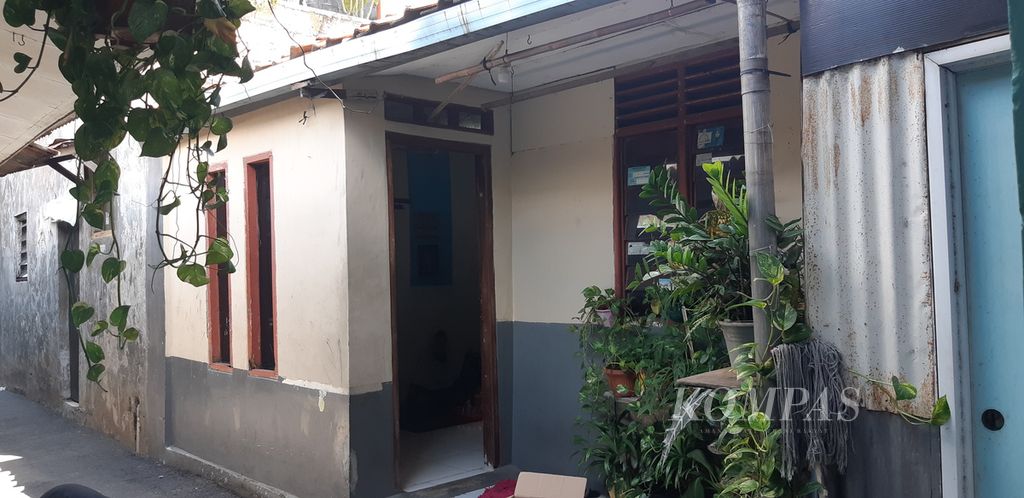 Rumah korban penculikan anak di Jakarta Selatan di Kecamatan Pondok Aren, Tangerang Selatan, Jumat (13/5/2022).