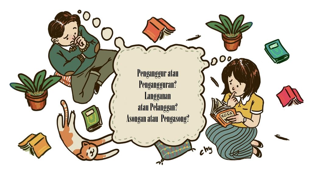 Kata <i>pengangguran</i> dan <i>penganggur</i> kerap dipakai secara keliru.