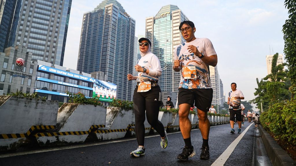 Berlari Dengan Gembira Di Run The City Jakarta - Kompas.id