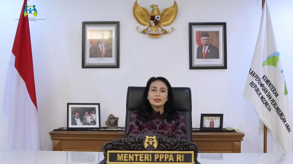Menteri Pemberdayaan Perempuan dan Perlindungan Anak (PPPA) I Gusti Ayu Bintang Darmawati, Selasa (24/8/2021).