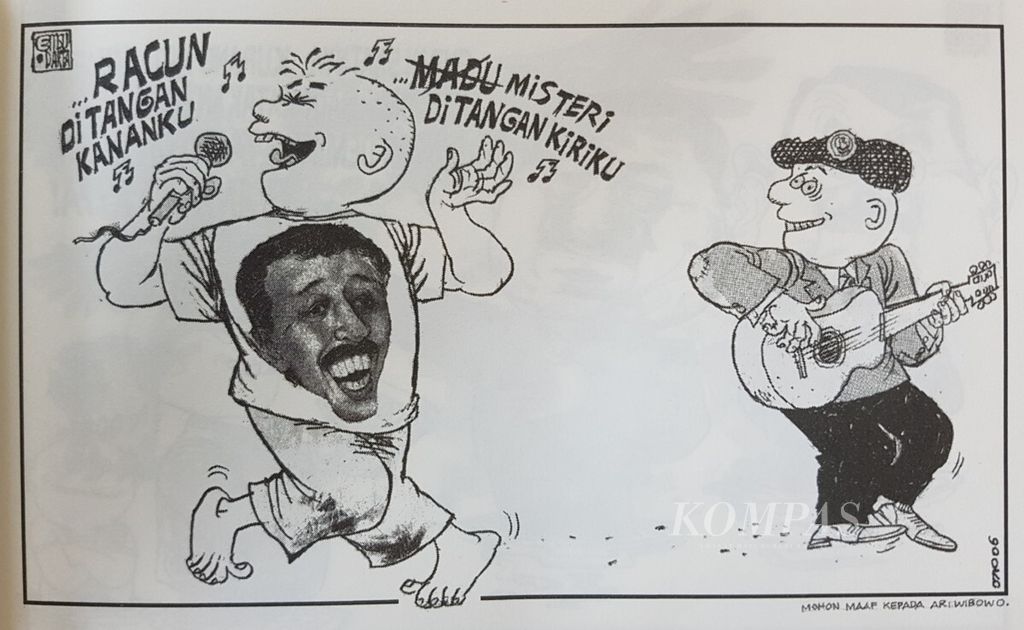 Karikatur GM Sudarta di harian Kompas, 7 Oktober 2006