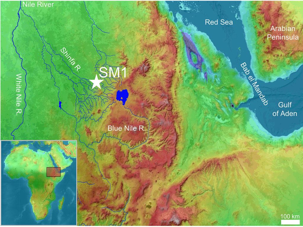 Penggalian di situs arkeologi Zaman Batu Tengah, Shinfa-Metema 1, di dataran rendah barat laut Etiopia mengungkap populasi manusia pada 74.000 tahun lalu yang selamat dari letusan gunung berapi super Toba. 