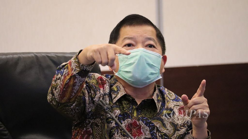 Menteri Perencanaan Pembangunan Nasional/Kepala Bappenas Suharso Monoarfa di Jakarta, Selasa (2/3/2021).