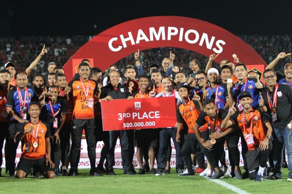 Persiraja Banda Aceh meraih juara tiga Liga 2 musim 2019. Persiraja lolos ke Liga 1 musim 2020.