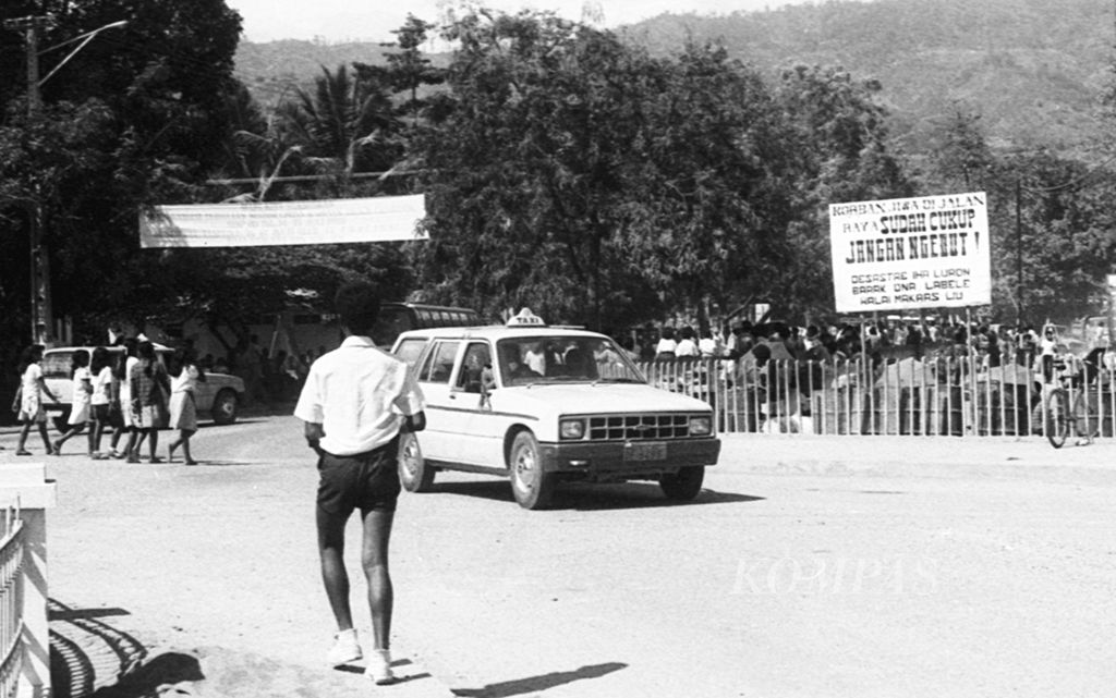 Suasana kota Dili, Juli 1986.