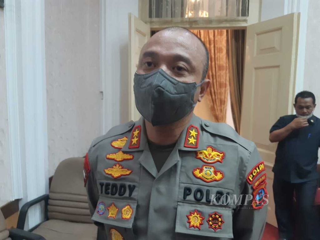 Kepala Kepolisian Daerah Sumatera Barat Inspektur Jenderal Teddy Minahasa Putra ketika ditemui di Padang, Sumbar, Selasa (2/10/2021).