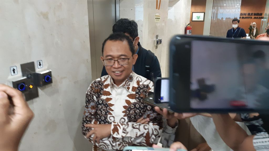  M. Kuncoro Wibowo, Direktur Utama PT Transportasi Jakarta yang baru dilantik, Rabu (11/1/2023).