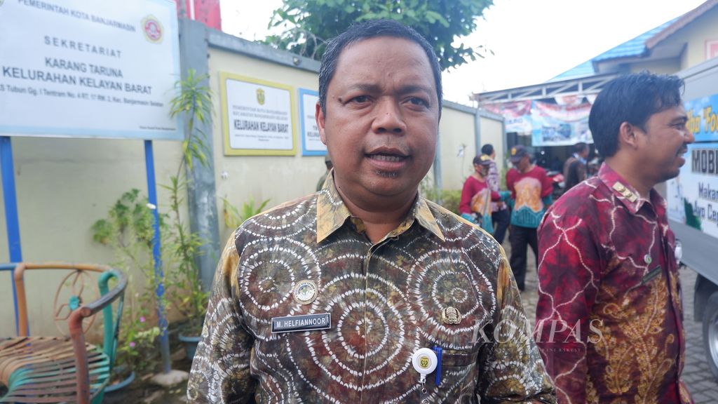 Kepala Dinas Pengendalian Penduduk Keluarga Berencana dan Pemberdayaan Masyarakat (DPPKBPM) Kota Banjarmasin M Helfiannor