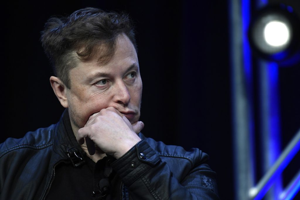 Pemimpin media sosial X, Elon Musk, yang juga CEO Tesla serta SpaceX, menghadiri sebuah konferensi, di Washington, Amerika Serikat, Maret 2020. 