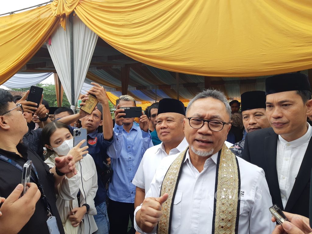 Menteri Perdagangan Zulkifli Hasan memperingatkan potensi kenaikan harga pangan jelang fenomena El Nino saat kunjungan kerja ke Lampung, Kamis (18/5/2023).