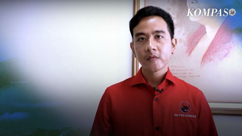 Wali Kota Surakarta sekaligus kader PDI-P, Gibran Rakabuming Raka. 